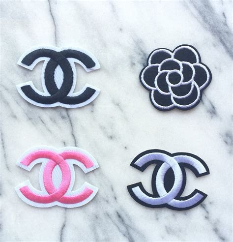 large chanel iron on patch|Chanel iron on transfers.